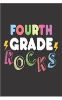 Fourth Grade Rocks: 6x9 Notebook, Ruled, Rocker, Back to School, Fourth Grade Class, Workbook for Teachers & Students