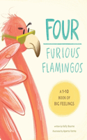 Four Furious Flamingos