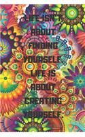 Life Isn't about Finding Yourself. Life Is about Creating Yourself.
