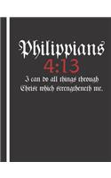 Composition Notebook with Bible Verse