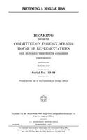 Preventing a nuclear Iran