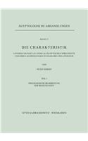 Die Charakteristik / Philologische Bearbeitung Der Bezeugungen