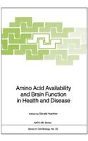 Amino Acid Availability and Brain Function in Health and Disease