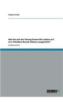 Wie hat sich die Tötung Osama Bin Ladens auf U.S.-Präsident Barack Obama ausgewirkt?: (German)
