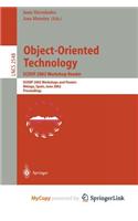 Object-Oriented Technology. Ecoop 2002 Workshop Reader