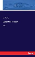 English Men of Letters: Vol. 7