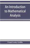 introduction to mathematical analysis