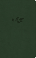 CSB Single-Column Personal Size Reference Bible, Olive Leathertouch