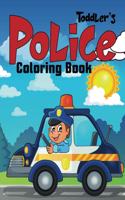 Toddler's Police Coloring Book