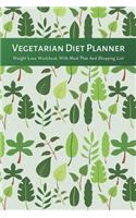 Vegetarian Diet Planner Weight Loss Workbook With Meal Plan And Shopping List