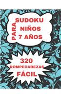 Sudoku Para Niños 7 Años: 320 Rompecabezas De Sudoku Fácil con Soluciones para Entrenar la Memoria y la Lógica - Vol 2