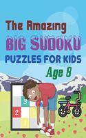 Amazing Big Sudoku Puzzles For Kids Age 8: A Book Type Of Kids Awesome Brain Games Gift From dad