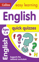 English Quick Quizzes Ages 7-9: Ideal for home learning (Collins Easy Learning KS2)