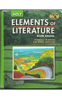 Holt Elements of Literature Michigan: Student Edition Grade 11 2005