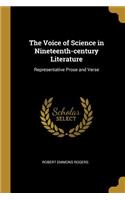 The Voice of Science in Nineteenth-century Literature