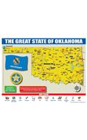 Oklahoma State Map for Students - Pack of 30