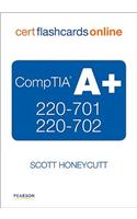 CompTIA A+ 220-701 and 220-702 Cert Flash Cards Online, Retail Package Version