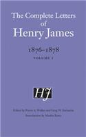The Complete Letters of Henry James, 1876–1878