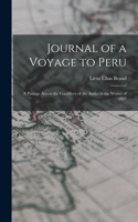 Journal of a Voyage to Peru