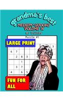 Grandma's Best Medium Sudoku: Volume 16