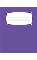 PURPLE Composition Notebook