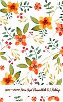 2019-2020 Purse Sized Planner with U.S Holidays