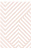 Abstract Striped Geometric Notebook
