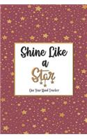 Shine Like a Star One Year Mood Tracker