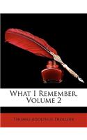 What I Remember, Volume 2