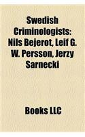 Swedish Criminologists