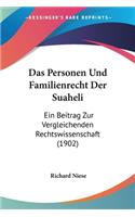 Personen Und Familienrecht Der Suaheli