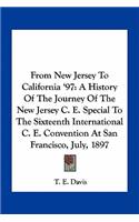 From New Jersey To California '97