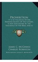 Prohibition