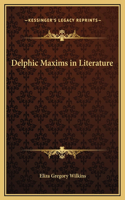 Delphic Maxims in Literature