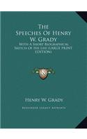 The Speeches of Henry W. Grady