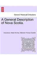 A General Description of Nova Scotia.