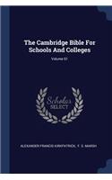 The Cambridge Bible For Schools And Colleges; Volume 61