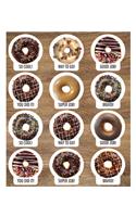 Industrial Cafe Donuts Motivational Stickers