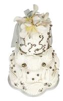 Wedding Journal Silver Pearl Wedding Cake