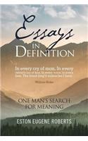 Essays in Definition