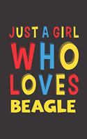 Just A Girl Who Loves Beagle