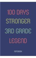 100 Days Stronger 3rd Grade Legend