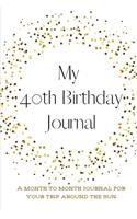 My 40th Birthday Journal