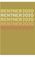 Rentner 2020: Notizbuch (120 Seiten Dot Grid Papier, Softcover)