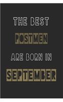 The Best postmen are born in September journal: 6*9 Lined Diary Notebook, Journal or Planner and Gift with 120 pages