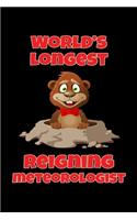 World's Longest Reigning Meteorologist: Dream Journal - 6"x9" - 120 pages - Dream Recording Notebook - Matte Cover