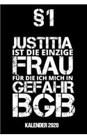 Kalender 2020 §1: Terminkalender Jura Abschluss 3. Staatsexamen als lustiges Geschenk für Juristen Jahreskalender 2020 A5 1 Woche 2 Seiten / 6x9 Zoll 120 Seiten / Ter