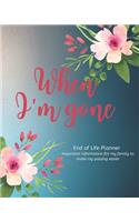 When I'm Gone - End of Life Planner