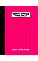 Graph Paper Notebook. 1 Inch Graph Paper