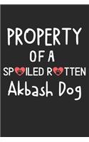 Property Of A Spoiled Rotten Akbash Dog